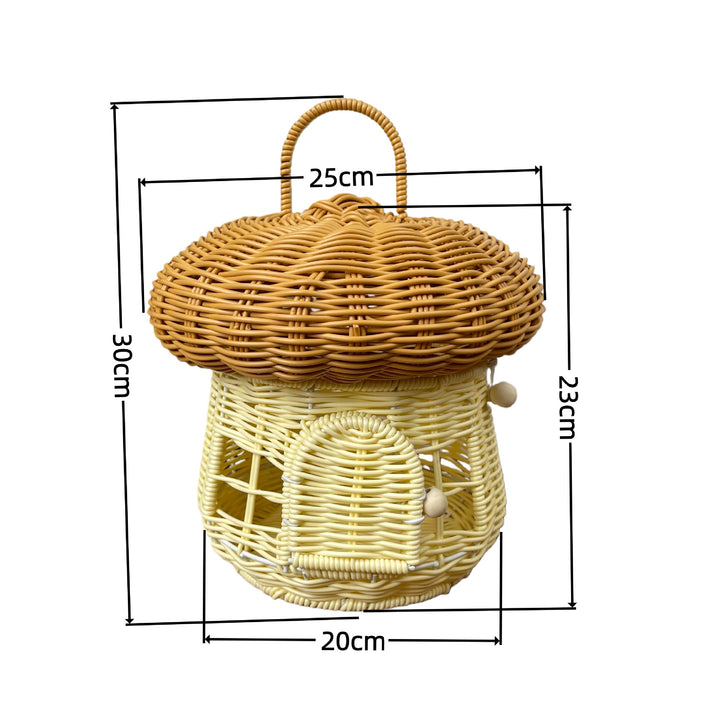 Women's decorative mushroom-shaped basket Stornfield