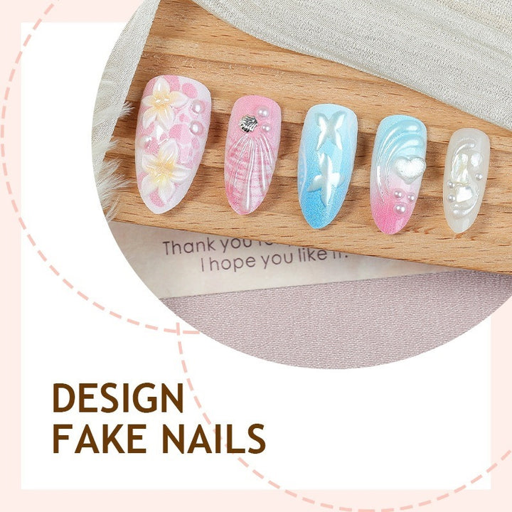 Creative nail art set with glitter and unicorn motifs Stornfield