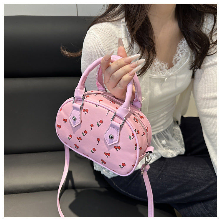Playful Cherry Print Handbag Stornfield