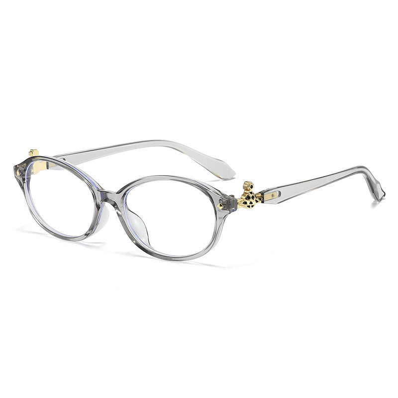 Women's fashionable optical glasses in elegant oval design with golden accents Stornfield