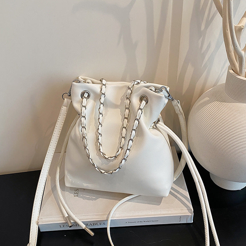 WoChic Slouchy Leather Bucket Bag Stornfield