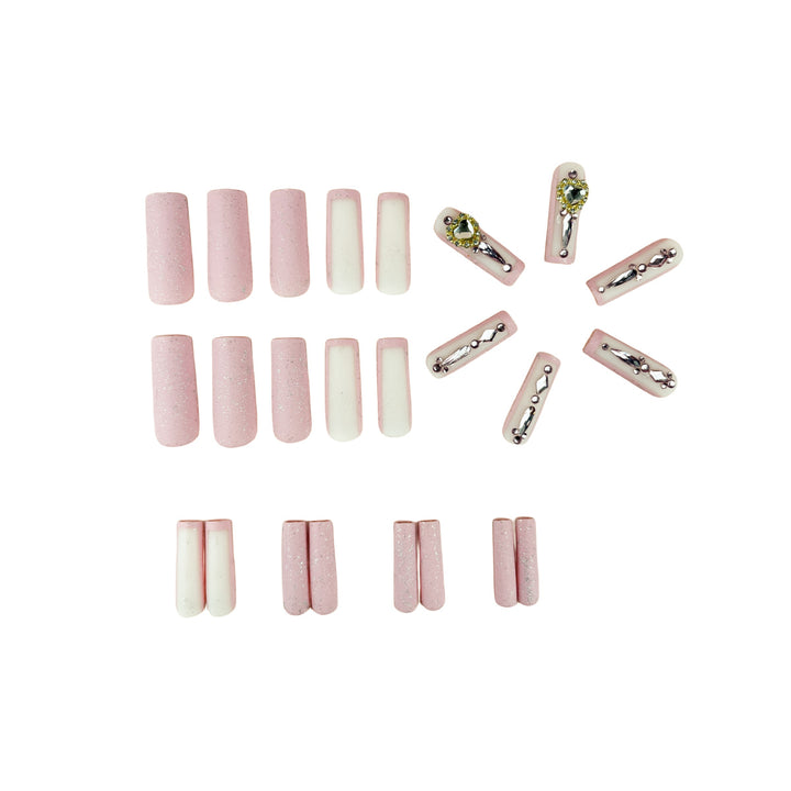 Glamorous Rhinestone-Embellished Nail Extensions Stornfield