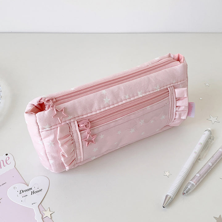 Star-Patterned Pencil Case Stornfield
