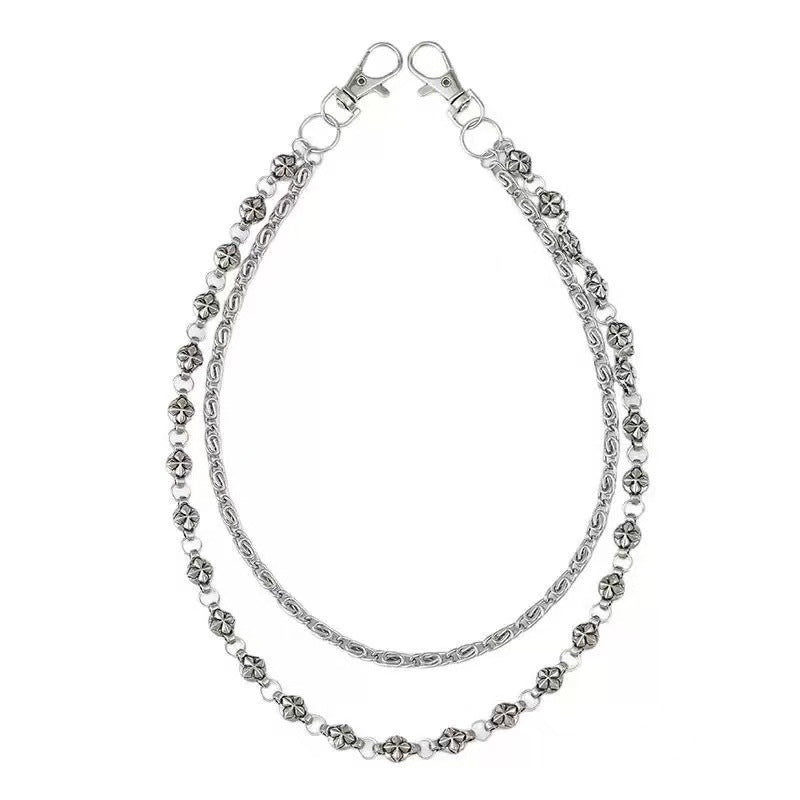 Fashionable chain belt with decorative pendants Stornfield