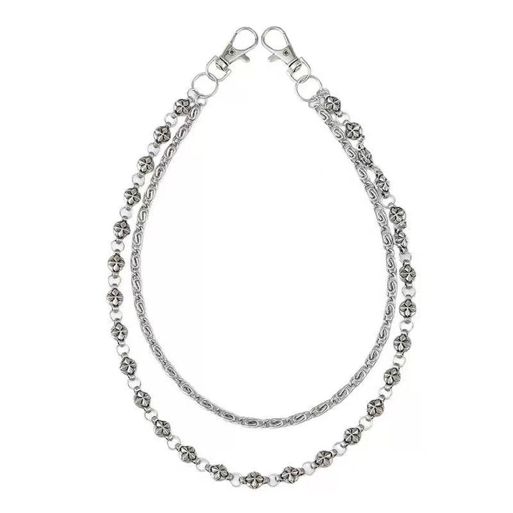 Fashionable chain belt with decorative pendants Stornfield