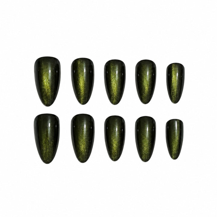 Glossy Stiletto Press-On Nails with Gradient Finish Stornfield