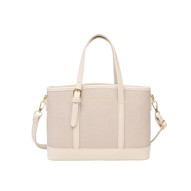 Stylish Herringbone Pattern Tote Bag