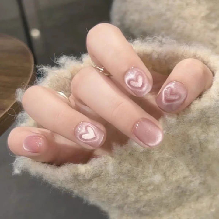 Decorative Crystal-Embellished Press-On Nails Stornfield