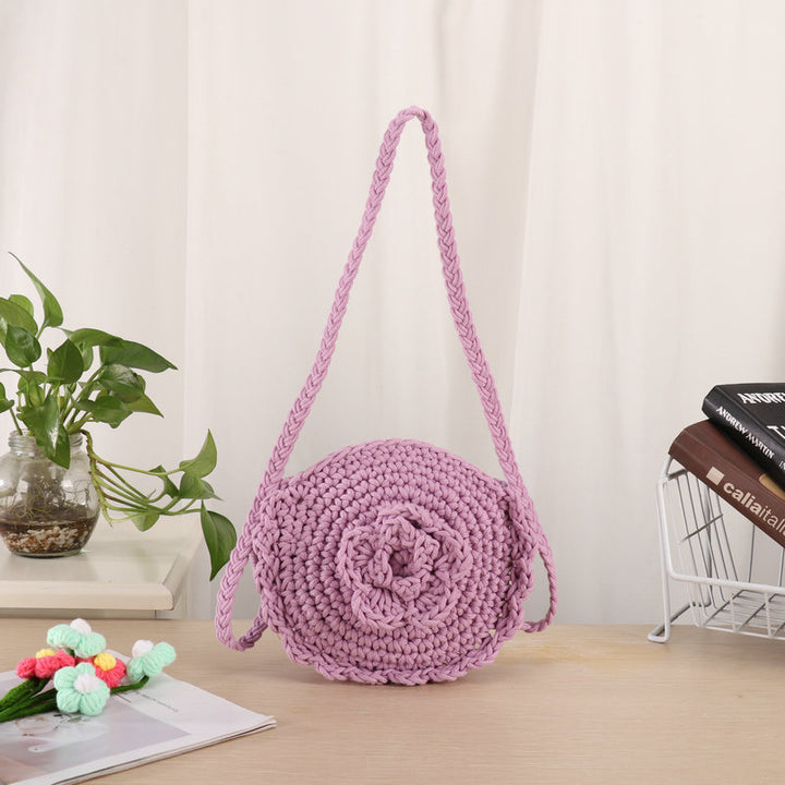 Handmade Crossbody Bag In Unique Floral Pattern Stornfield