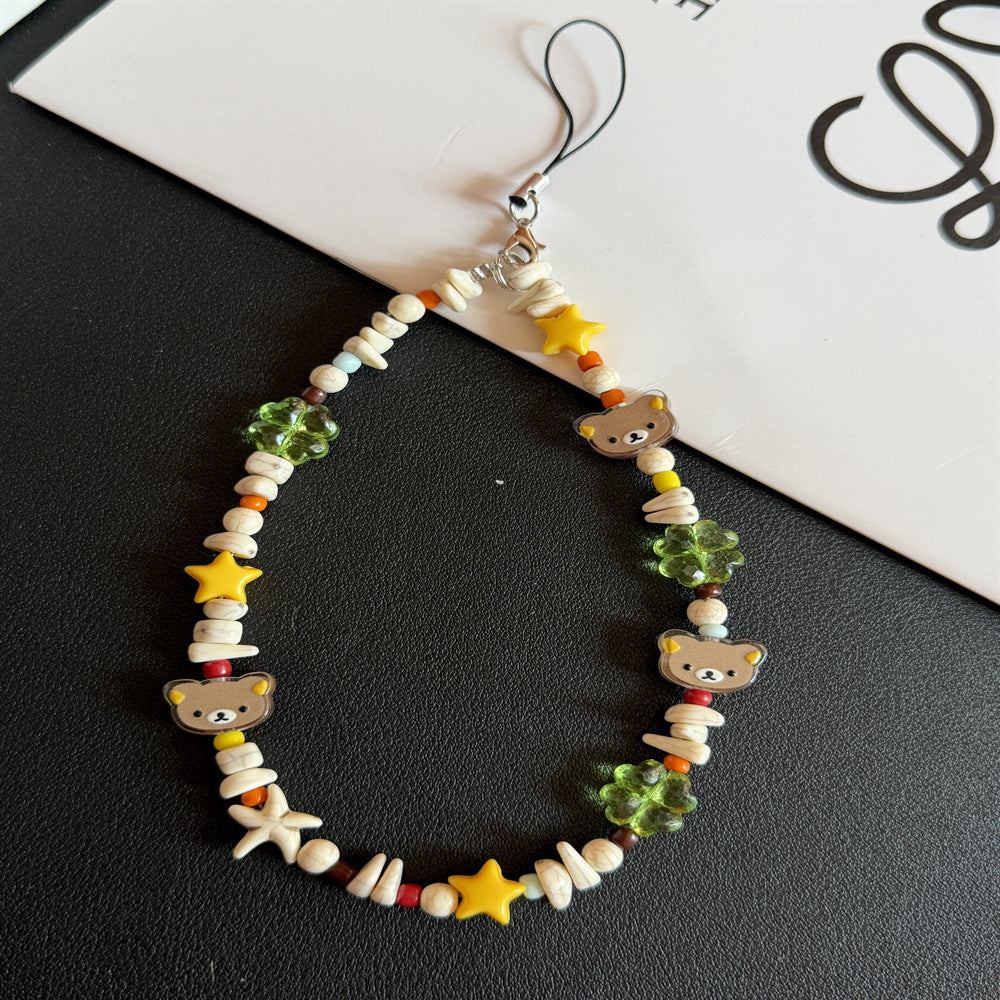 Fun-Themed Beaded Keychain Holder Stornfield