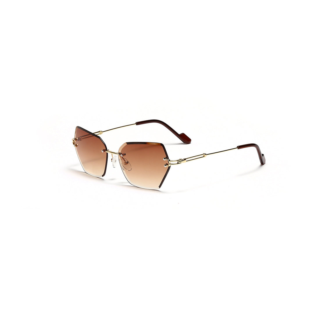 Women's modern sunglasses with stylish hexagonal frame Stornfield