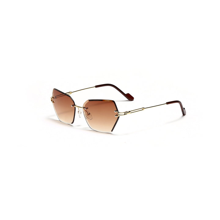 Women's modern sunglasses with stylish hexagonal frame Stornfield