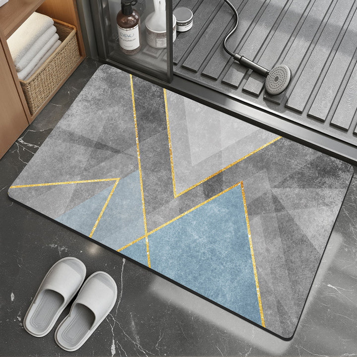 Elegant Monogrammed Bathroom Mat Stornfield