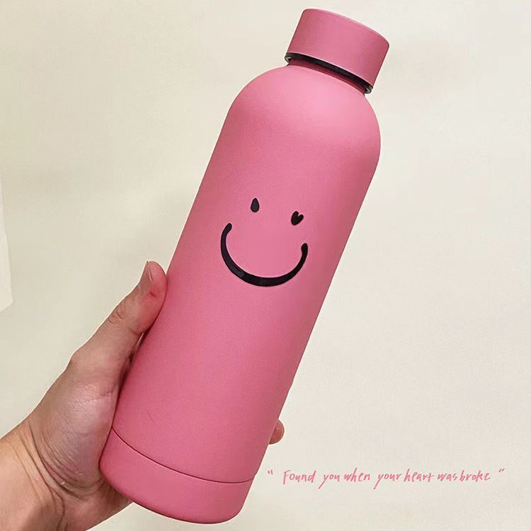 Women’s Insulated Bottle with Cheerful Smiley Design Stornfield