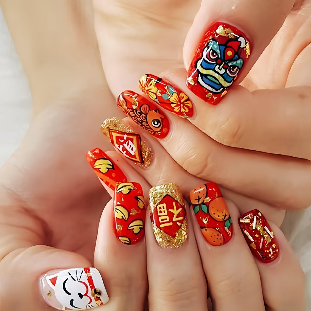 Artful Nail Extensions with Elegant Tips Stornfield