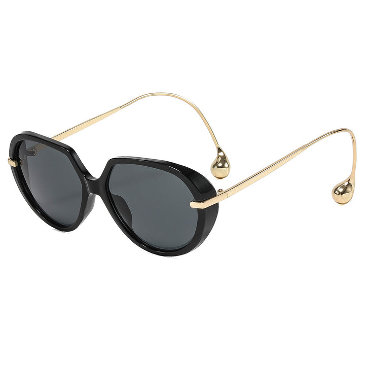 Women's Cat-Eye Sunglasses with Golden Accents and Stylish Frame Stornfield