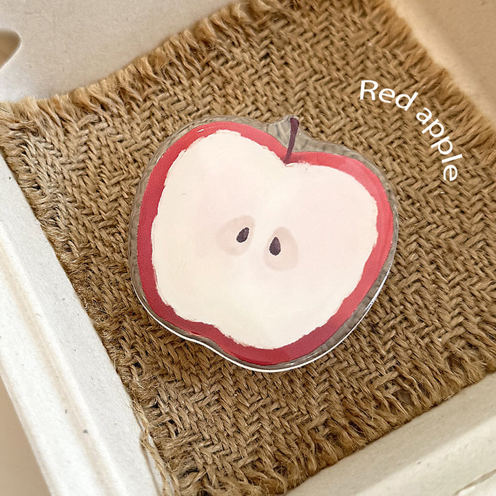 Apple motif coasters Stornfield