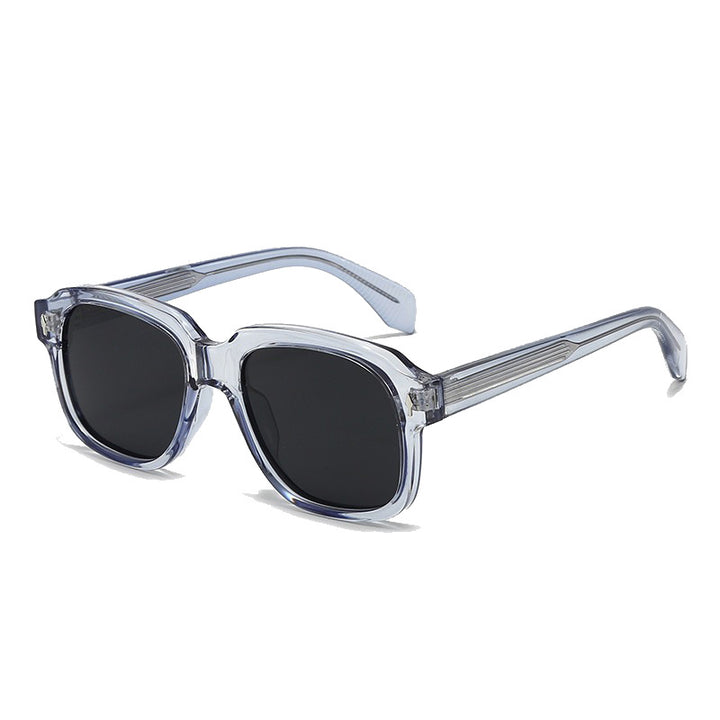 Women Fashionable Square Sunglasses with Transparent Frame and Sturdy Lenses Stornfield