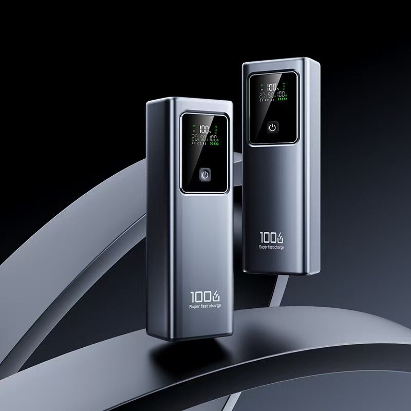 Power bank with integrated LCD display and super fast charging function Stornfield