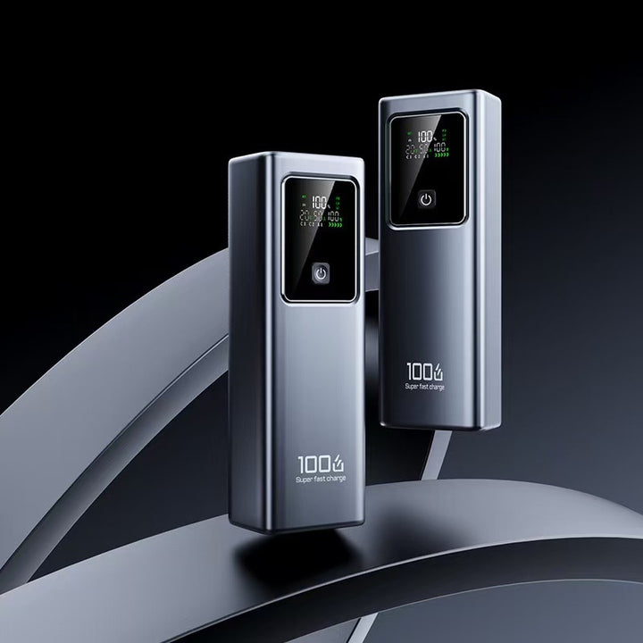 Power bank with integrated LCD display and super fast charging function Stornfield