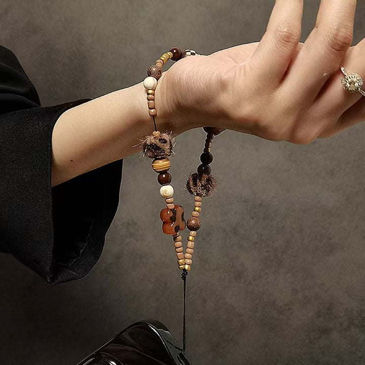 Handcrafted Beaded Charm Keychain Stornfield