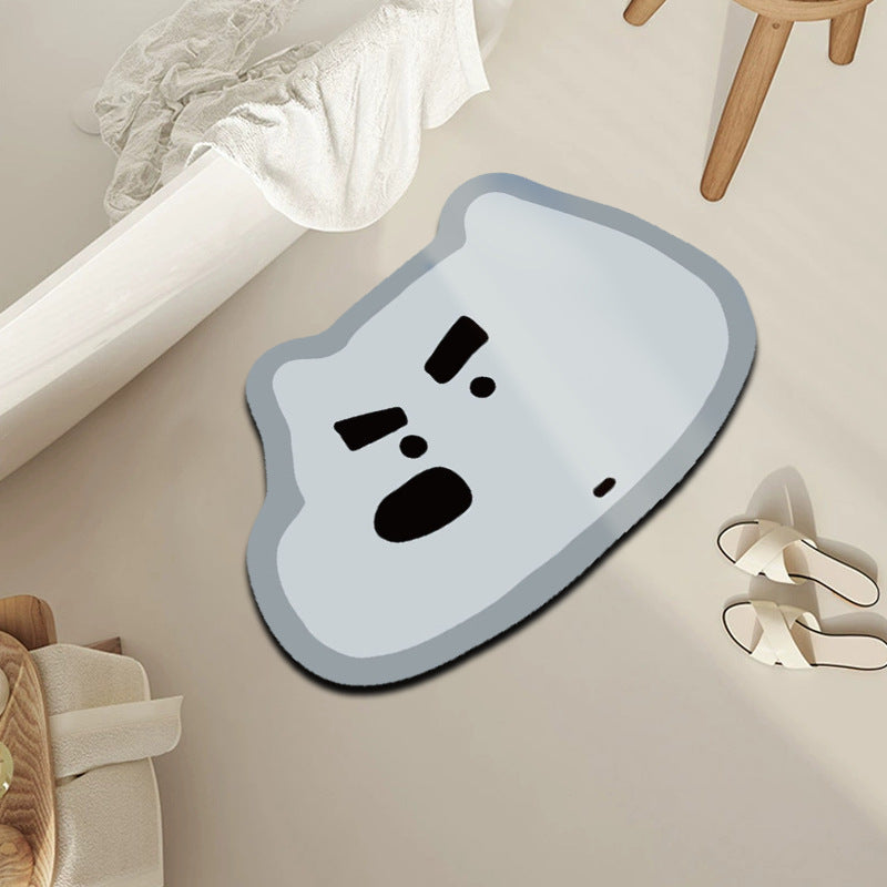 Cute Dog-Shaped Bath Mat