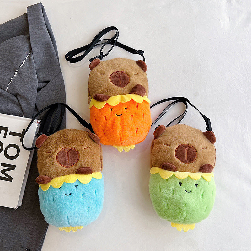 Plush Shoulder Bag with Cute Dessert Design Stornfield
