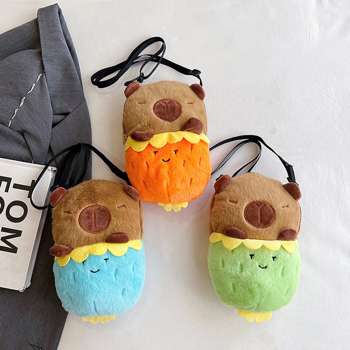 Plush Shoulder Bag with Cute Dessert Design Stornfield