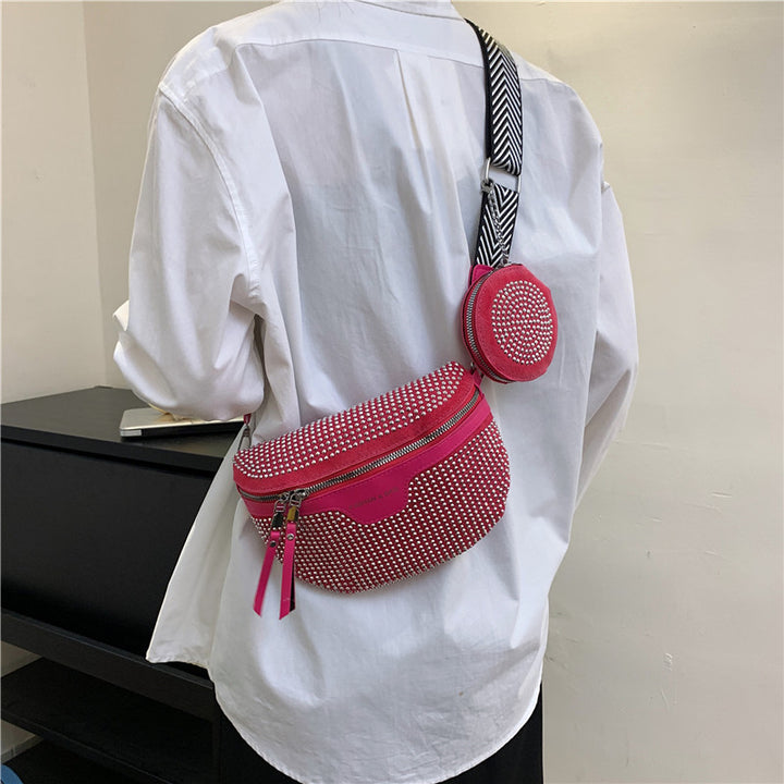 Stylish Rhinestone Embellished Mini Crossbody Bag Stornfield