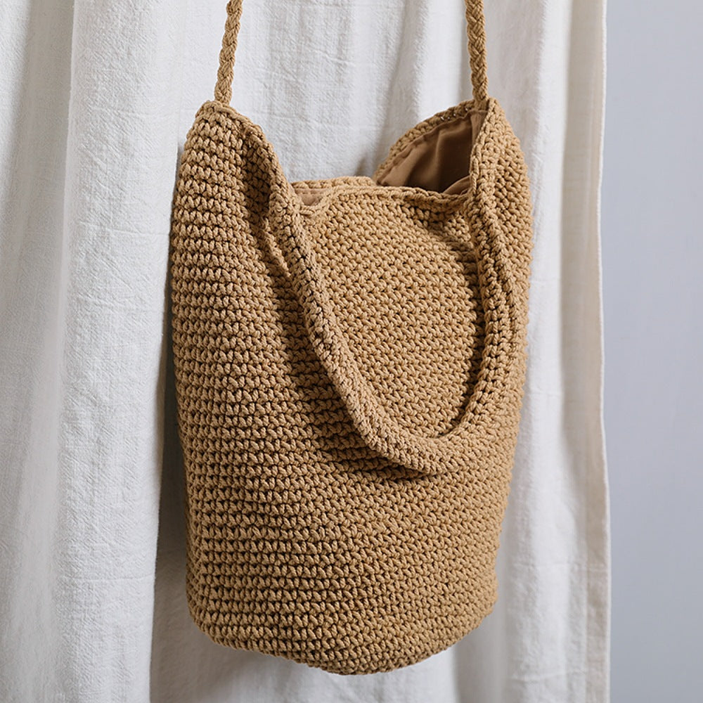 Handmade jute bag with adjustable shoulder strap Stornfield