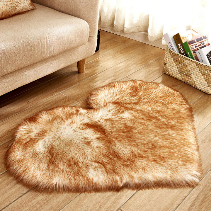 Plush Heart-Shaped Area Rug Stornfield