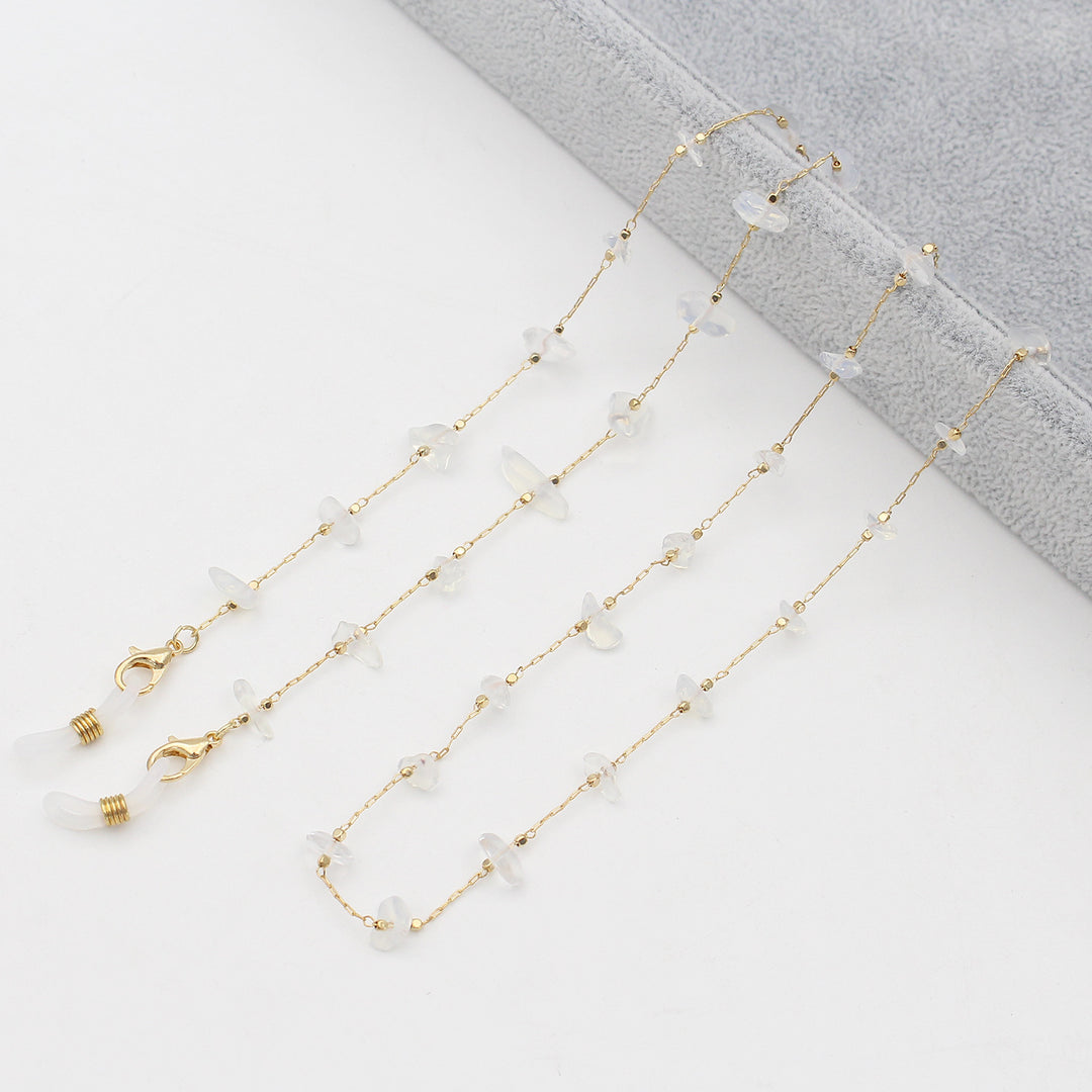 Elegant Crystal-Embellished Eyewear Chain Stornfield