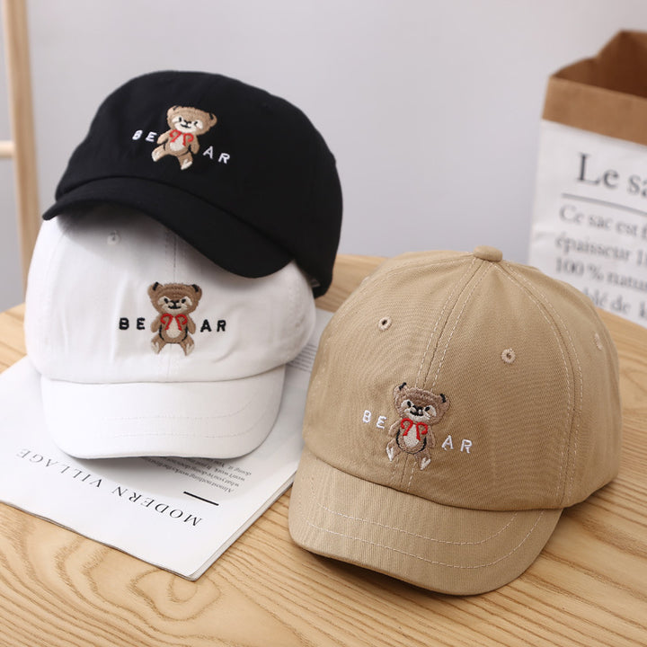 Women's Cute Bear-Embroidered Baseball Cap Stornfield