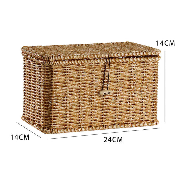 Handcrafted Wicker Storage Chest Stornfield