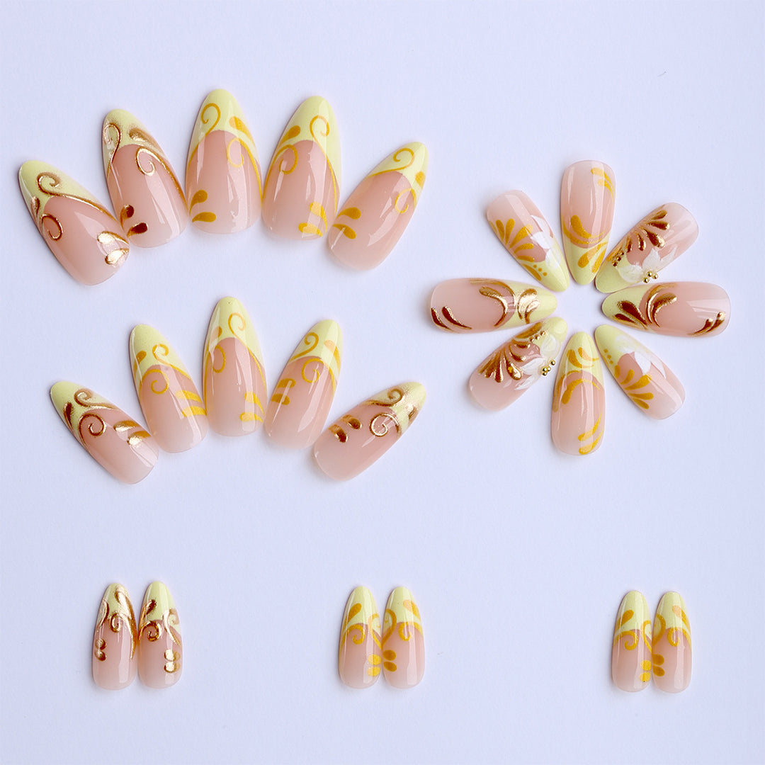 Artificial nails with elegant decorations Stornfield