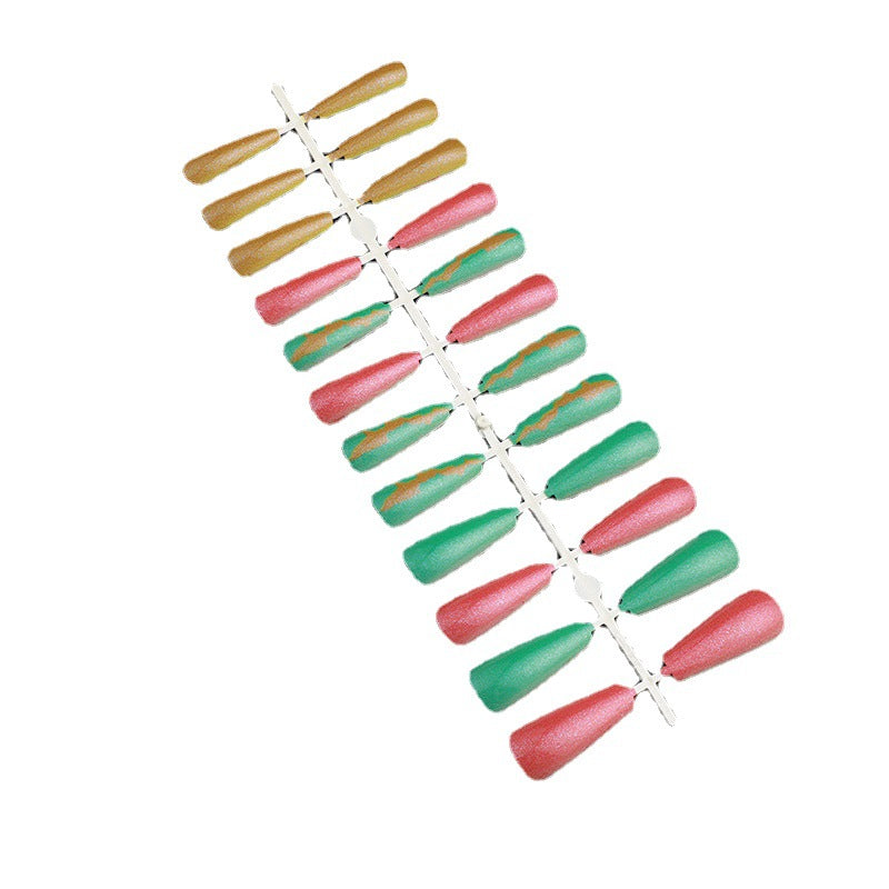Artificial nails in an elegant design with a modern play of colors Stornfield