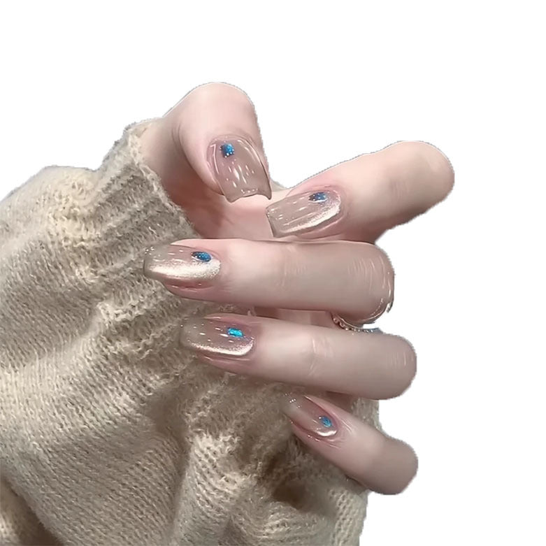 Glittery Nail Art Extensions