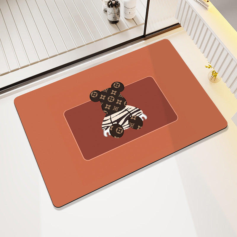 Cute Cartoon-Themed Bath Mat Stornfield