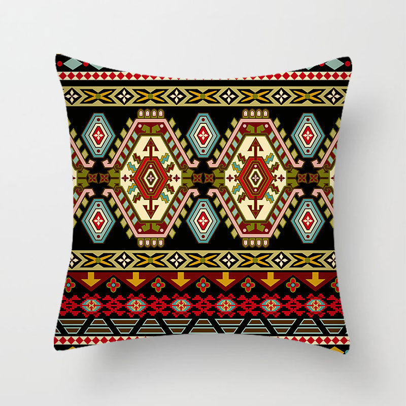 Bohemian Geometric Throw Pillow