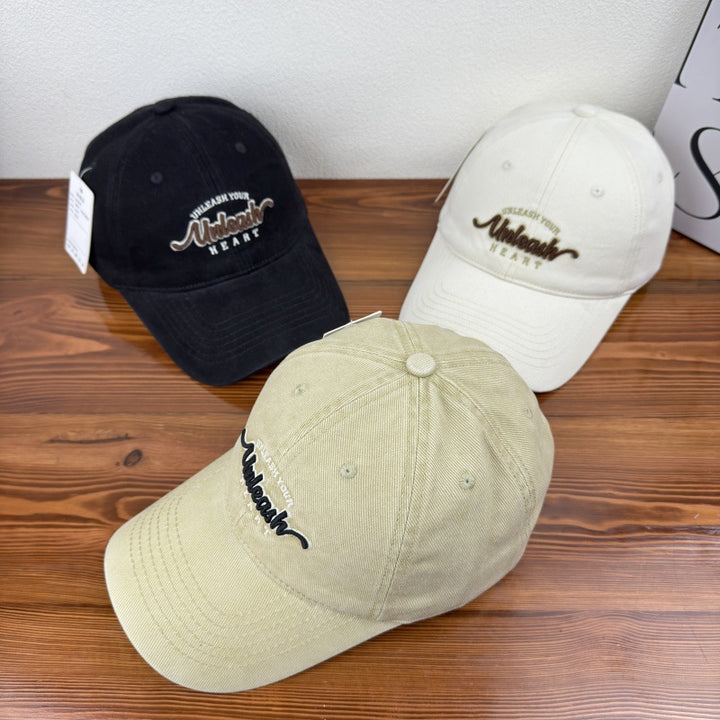 Women's Embroidered Heart Graphic Baseball Cap Stornfield