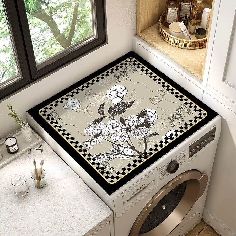 Floral Patterned Laundry Room Top Cover Stornfield