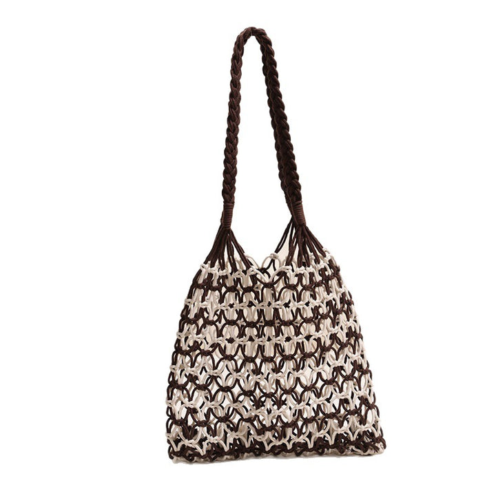 Hand-knotted shopping and beach bag Stornfield