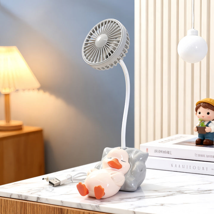 Ladies Funny USB Table Fan with Animal Design Stornfield