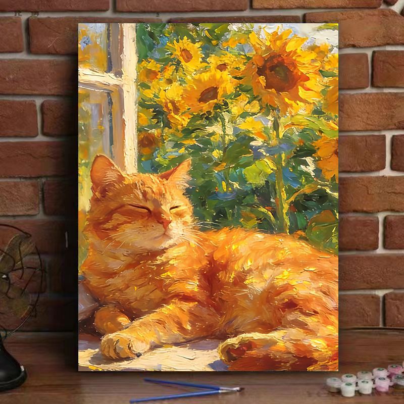 Cozy Cat Wall Art Stornfield