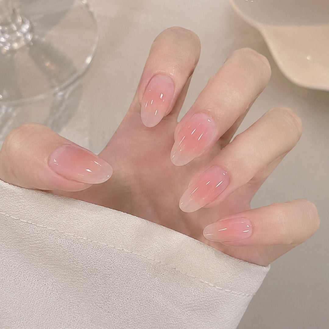 Elegant Floral Bow Press-On Nail Tips Stornfield