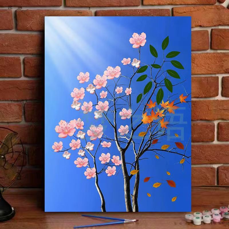 Floral Landscape Canvas Art Print Stornfield