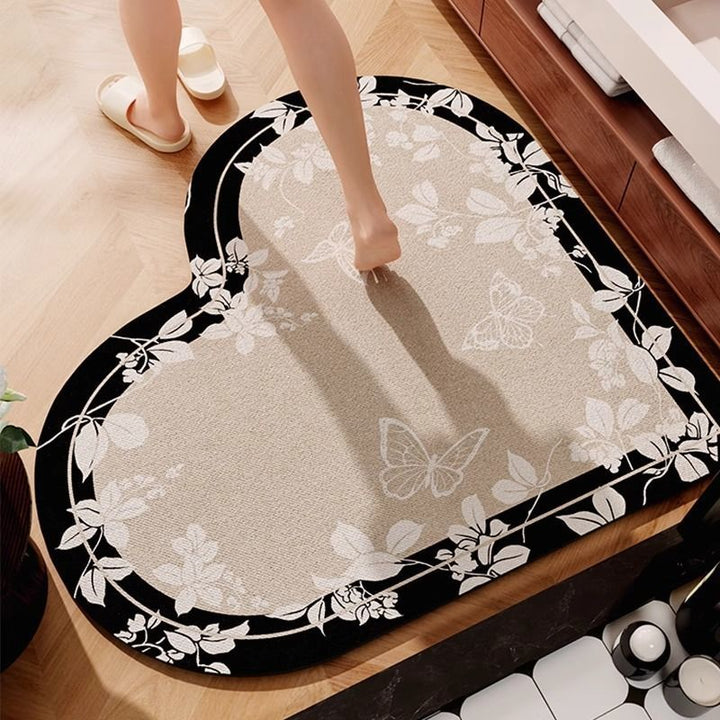 Decorative Heart-Shaped  Rug