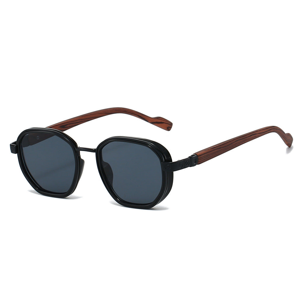 Geometric Framed Sunglasses with Luxurious Golden Accents Stornfield