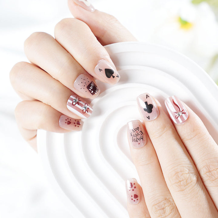 Playful Themed Press-On Nail Set Stornfield