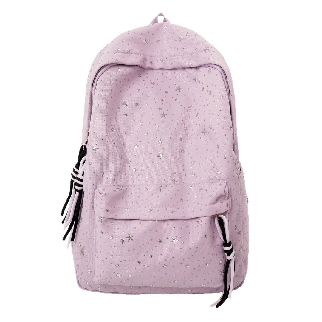 Star-Embellished Lightweight Backpack Stornfield